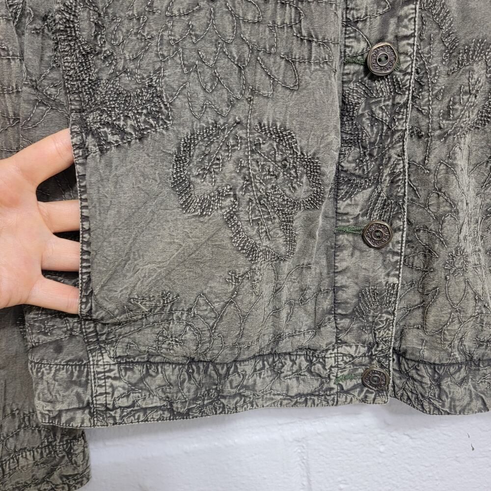 Chico's Boho Embroidered Jacket - Picture 6 of 9